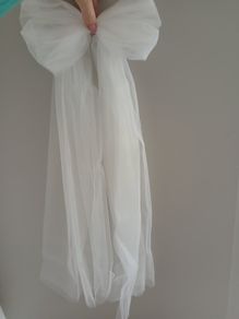 White Hair Bow - Bridal / Hen Party