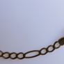 Vintage (long over 24") Solid 9ct Yellow Gold 375 Figaro Necklace length 24,2" - 3,9g Image 4