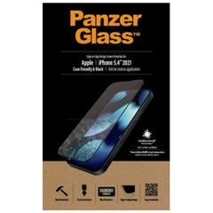 PanzerGlass Apple iPhone 13 Mini & 12 Mini - Black Case Friendly