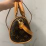 brown  and orange monogram mini speedy bag Image 6