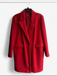 trench coat red primark uk16