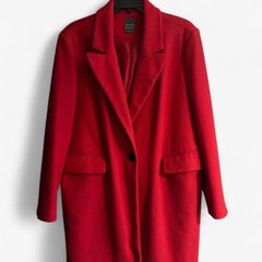 trench coat red primark uk16