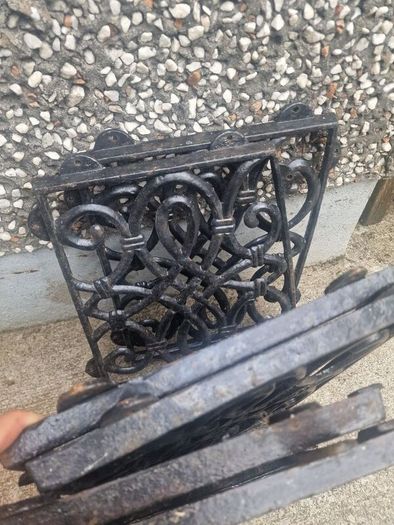 Cast iron Chair backs