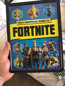 fortnite box of stickers books etc.