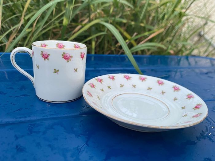 Antique Paragon China demitasse cup and saucer