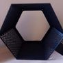 Hexagonal Plastic Shelf - different colours available Image 2