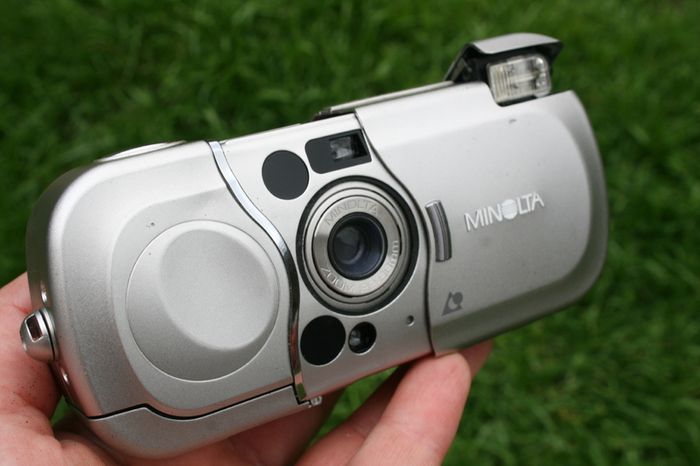 MINOLTA Vectis 3000 Compact APS Film Camera Slide Open From JAPAN tested