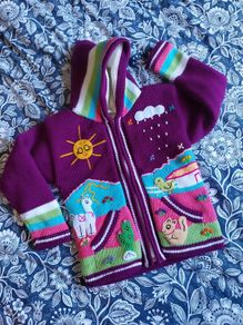 Peruvian kids cardigan