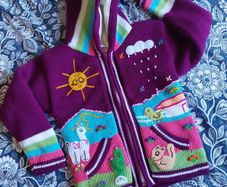 Peruvian kids cardigan
