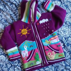 Peruvian kids cardigan