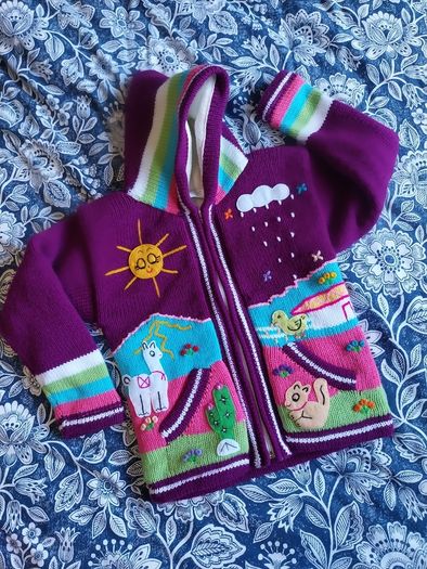 Peruvian kids cardigan