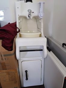 New portable hand wash station