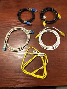 bunch of ethernet cables
