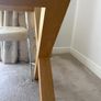 Modern Glass Table with Four Matching Cream Chairs Image 4