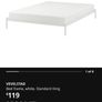 Vevelstad IKEA bed frame king size 150x200 Image 3