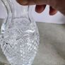 Waterford Crystal Glandore Vase 7 Inches Vintage Irish Crystal is small chip on the edge No.37. Image 2
