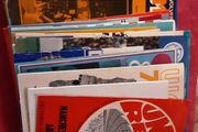 200 plus arsenal away programmes, 60's >80's