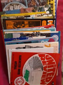 200 plus arsenal away programmes, 60's >80's