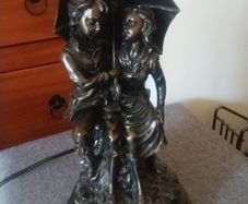 Bronze style table lamp