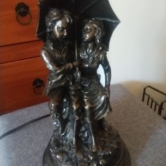 Bronze style table lamp