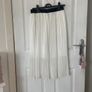 New Look ruffle maxi white skirt Image 3