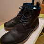 Toms Black Leather Boots Image 3