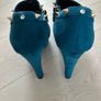 Bottle Green Platform High Heel shoe boots 7 Image 3