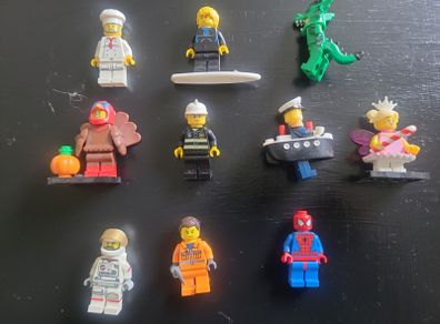 Lego - 20 x mixed Lego minifigures marvel and others