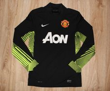 MANCHESTER UNITED NIKE Goalkeeper Away Shirt 2011 2012 Black David De Gea
