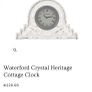 waterford crystal heritage cottage clock Image 4