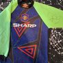 Handsigned Peter Schmeichel Manchester United 1994-96 goalkeeper jersey Image 5
