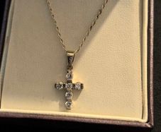 925 Sterling Silver Cross Necklace
