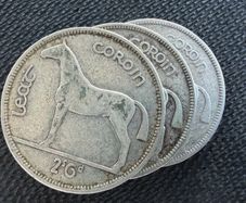 3 Silver Half Crowns