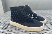 Zara Black Rhinestone Sneakers (size 13.5 32eu)