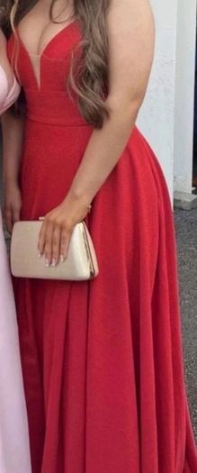 red debs dress