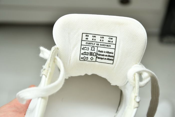 Gant Custly White Suede & Leather Sneakers, Size EU 40 (UK 6.5)