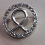 Diamante ribbon brooch, D18 post 3e Image 3