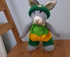 Hand Knitted Bunny