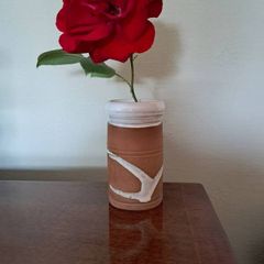 Stephen Pearce Pottery Cylindrical Barrel Vase