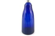 Vintage cobalt blue glass decanter bottle