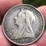 8 x Silver Victoria Crowns rare dates Image 7