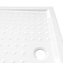 Shower Base Tray with Dots White 70x100x4 cm ABS Image 6