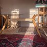 Beautifully designed Irish oak table. Image 2