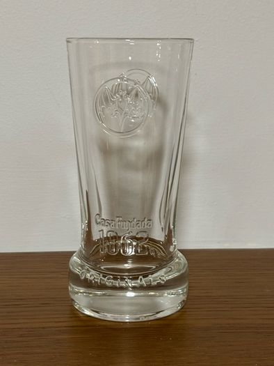 Bacardi Originals "Casa Fundada 1862" embossed glass tumbler