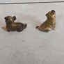Vintage Ceramic Wade Whimsies Alsation Dogs Image 6