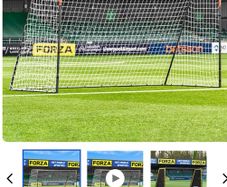 12 x 6 FORZA Steel42 Football Goal Brand New