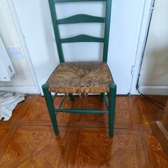 Sugan Chair painted in dark green