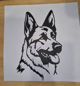 German Shepherd/Alsatian Dog Greeting Cards