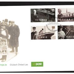 2012 Ireland Centenary of the Sinking of The RMS Titanic Commemorative Stamps An Post First Day Cover (FDC)