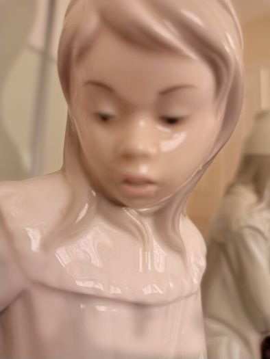 Vintage Nao by Lladro. Girl with Torn Nightgown.